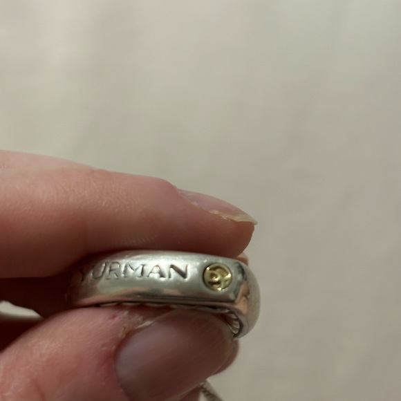 David Yurman Cable Heart Pendant Necklace 18” - Picture 3 of 5